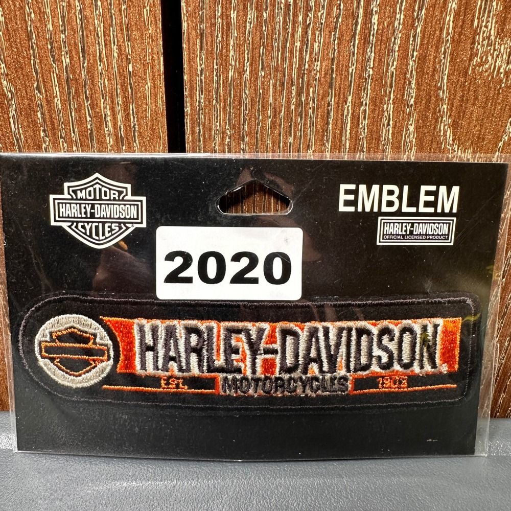 NEW 2007 Harley Davidson 5" Motorcycles Embroidered Sew On Patch Emblem Y2K Rare